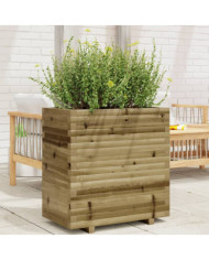 Jardinière 70x40x72 cm bois de pin imprégné | Mobilier & Déco