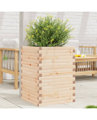 Jardinière 50x50x68,5 cm bois de pin massif | Mobilier & Déco