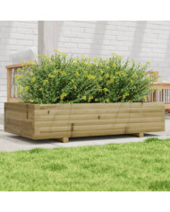 Jardinière 110x60x26,5 cm bois de pin imprégné | Mobilier & Déco