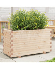 Jardinière 90x40x49,5 cm bois de pin massif | Mobilier & Déco