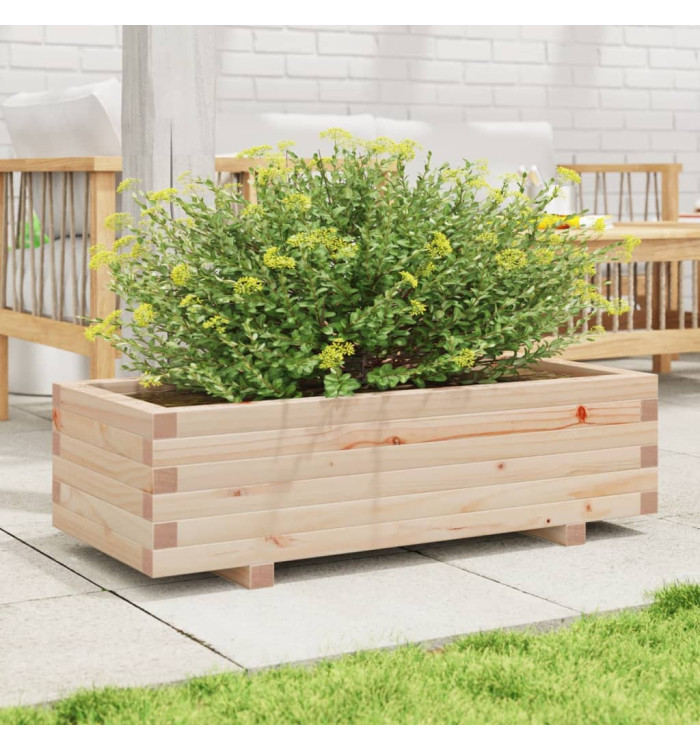 Jardinière 90x40x26,5 cm bois de pin massif | Mobilier & Déco