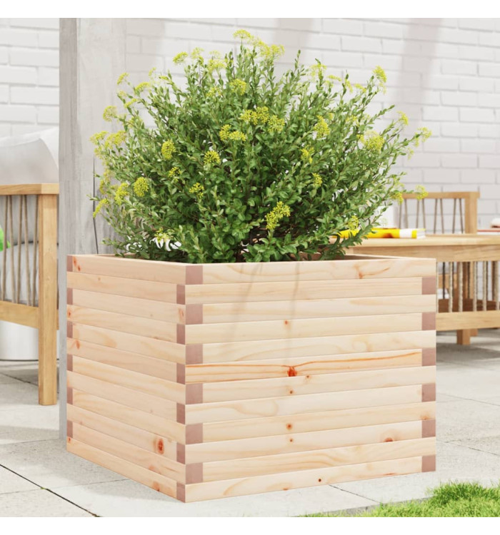Jardinière 60x60x45,5 cm bois de pin massif | Mobilier & Déco