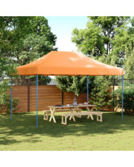 Tente de réception pliable escamotable orange 440x292x315 cm | Mobilier & Déco
