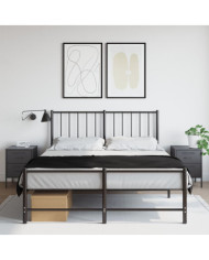Tables de chevet 2 pcs anthracite 36x39x50,5 cm acier | Mobilier & Déco