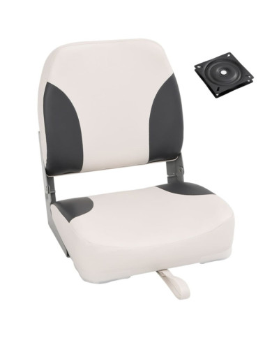 Ensemble de sièges de bateau pliables lot de 2 dossier bas | Mobilier & Déco