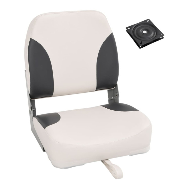 Ensemble de sièges de bateau pliables lot de 2 dossier bas | Mobilier & Déco