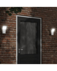 Applique murale LED d'extérieur avec capteurs blanc | Mobilier & Déco