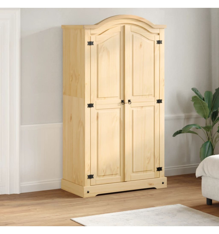 Garde-robe Corona 102x52x186 cm bois de pin massif | Mobilier & Déco