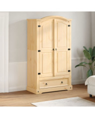 Garde-robe Corona 102x52x186 cm bois de pin massif | Mobilier & Déco