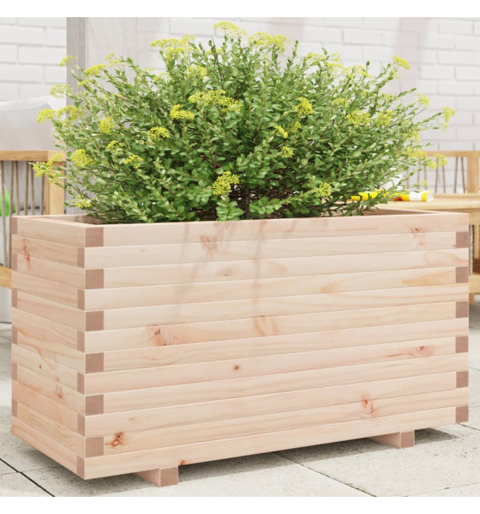 Jardinière 90x40x49,5 cm bois de pin massif | Mobilier & Déco