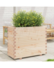 Jardinière 90x40x72,5 cm bois de pin massif | Mobilier & Déco