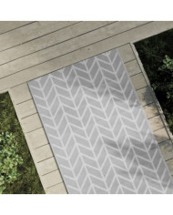 Tapis d'extérieur ARAKIL gris 80 x 150 cm PP | Mobilier & Déco