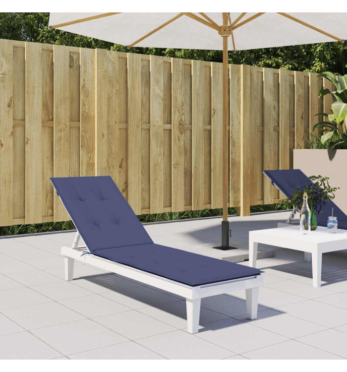 Coussin de chaise de terrasse bleu marine tissu oxford | Mobilier & Déco