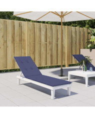 Coussin de chaise de terrasse bleu marine tissu oxford | Mobilier & Déco