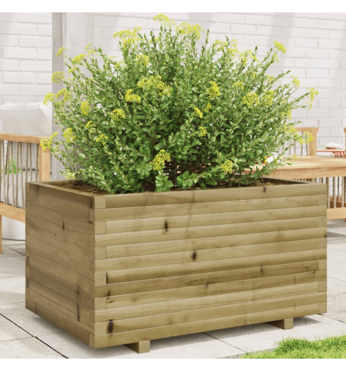 Jardinière 90x60x49,5 cm bois de pin imprégné | Mobilier & Déco