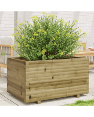 Jardinière 90x60x49,5 cm bois de pin imprégné | Mobilier & Déco