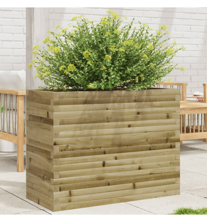 Jardinière 90x40x68,5 cm bois de pin imprégné | Mobilier & Déco