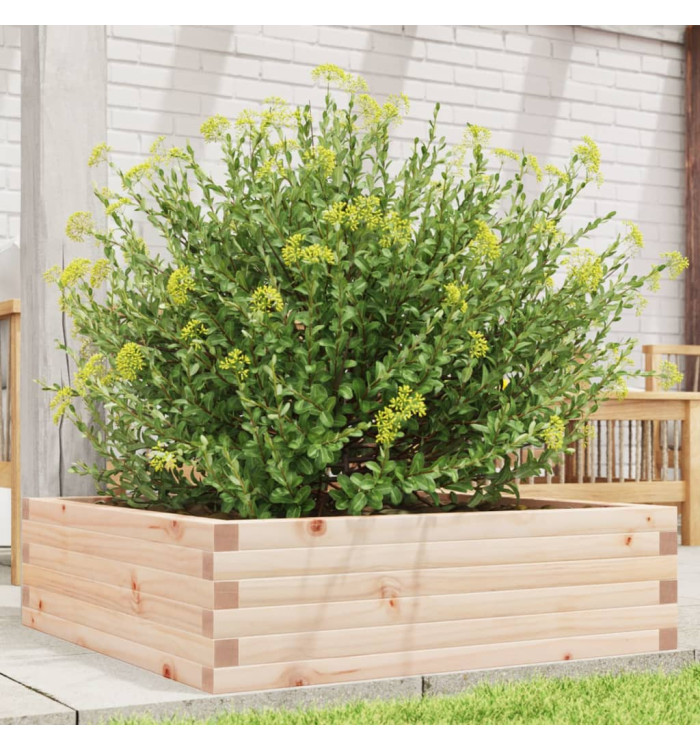 Jardinière 80x80x23 cm bois de pin massif | Mobilier & Déco