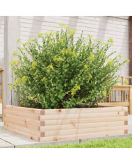 Jardinière 80x80x23 cm bois de pin massif | Mobilier & Déco