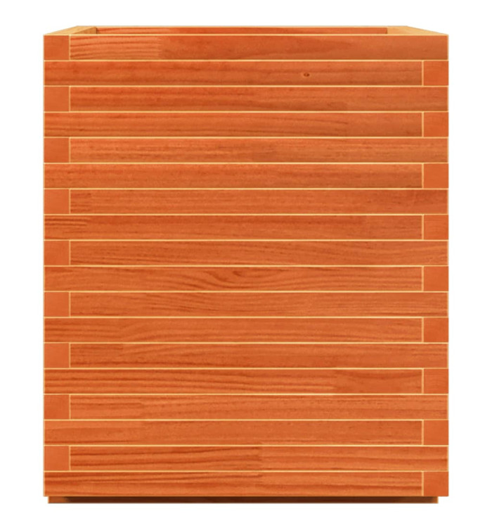 Jardinière cire marron 90x60x72,5 cm bois de pin massif | Mobilier & Déco