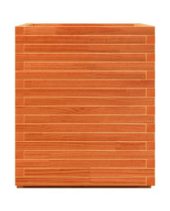 Jardinière cire marron 90x60x72,5 cm bois de pin massif | Mobilier & Déco