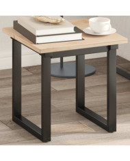 Dessus de table 40x40x1,7 cm carré bois de pin massif | Mobilier & Déco