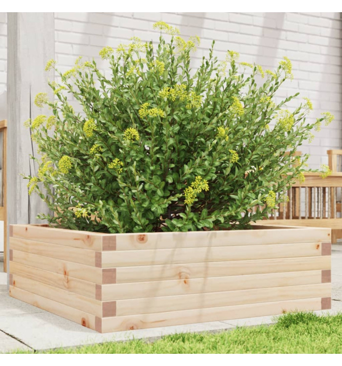 Jardinière 70x70x23 cm bois de pin massif | Mobilier & Déco