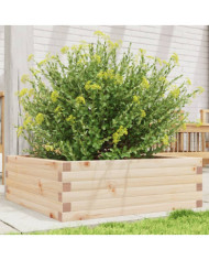 Jardinière 70x70x23 cm bois de pin massif | Mobilier & Déco