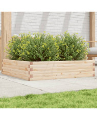 Jardinière 100x100x23 cm bois de pin massif | Mobilier & Déco