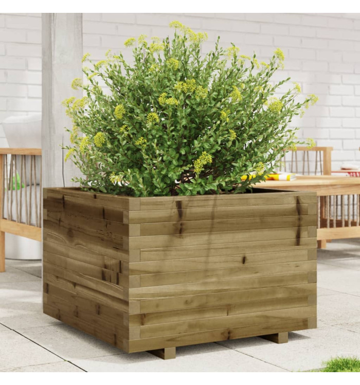 Jardinière 70x70x49,5 cm bois de pin imprégné | Mobilier & Déco