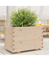 Jardinière 70x40x49,5 cm bois de pin massif | Mobilier & Déco