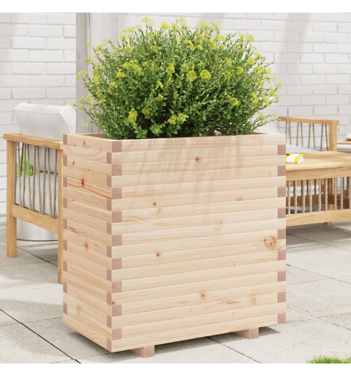 Jardinière 70x40x72,5 cm bois de pin massif | Mobilier & Déco