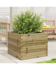 Jardinière 60x60x46 cm bois de pin imprégné | Mobilier & Déco