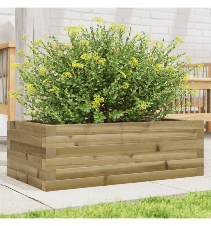 Jardinière 70x40x23 cm bois de pin imprégné | Mobilier & Déco