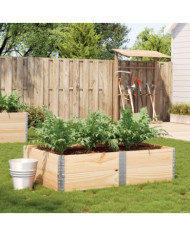 Jardinière 150x100 cm bois de pin massif | Mobilier & Déco