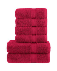 Ensemble de serviettes de qualité supérieure SOLUND 6 pcs rouge | Mobilier & Déco