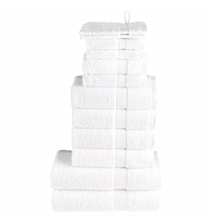 Ensemble de serviettes de qualité supérieure SOLUND 12pcs blanc | Mobilier & Déco