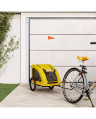 Remorque de vélo pour animaux de compagnie jaune | Mobilier & Déco