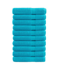 Serviettes de qualité supérieure SOLUND 10 pcs turquoise | Mobilier & Déco