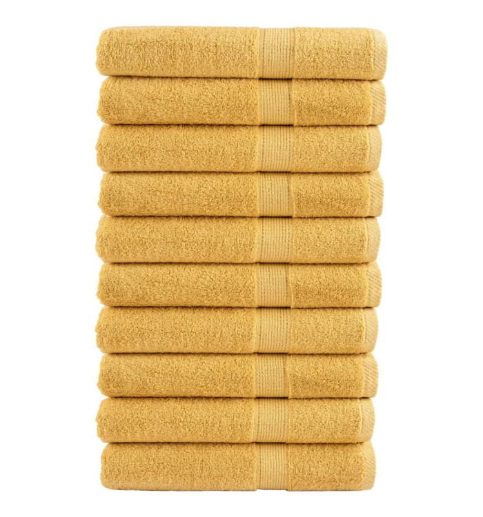 Serviettes de qualité supérieure SOLUND 10 pcs doré 600 g/m² | Mobilier & Déco