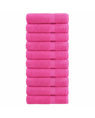 Serviettes de douche de qualité supérieure SOLUND 10 pcs rose | Mobilier & Déco
