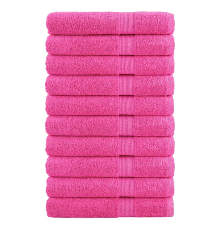 Serviettes de sauna de qualité supérieure SOLUND 10 pcs rose | Mobilier & Déco