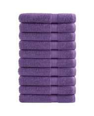Serviettes de qualité supérieure SOLUND 10 pcs violet 600 g/m² | Mobilier & Déco