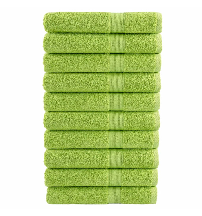 Serviettes de qualité supérieure SOLUND 10 pcs vert pomme | Mobilier & Déco