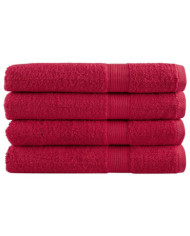 Serviettes de qualité supérieure SOLUND 4 pcs rouge 600 g/m² | Mobilier & Déco