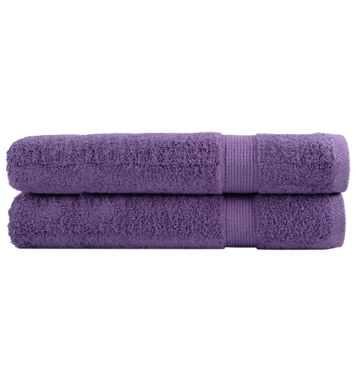 Serviettes de qualité supérieure SOLUND 2 pcs violet 600 g/m² | Mobilier & Déco