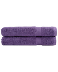 Serviettes de qualité supérieure SOLUND 2 pcs violet 600 g/m² | Mobilier & Déco