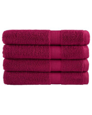 Serviettes de qualité supérieure SOLUND 4 pcs bordeaux 600 g/m² | Mobilier & Déco