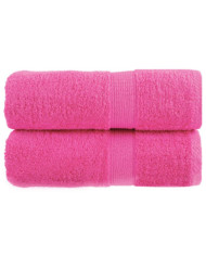 Serviettes d'invité de qualité supérieure SOLUND 2 pcs rose | Mobilier & Déco
