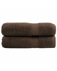 Serviettes de douche de qualité supérieure SOLUND 2 pcs marron | Mobilier & Déco